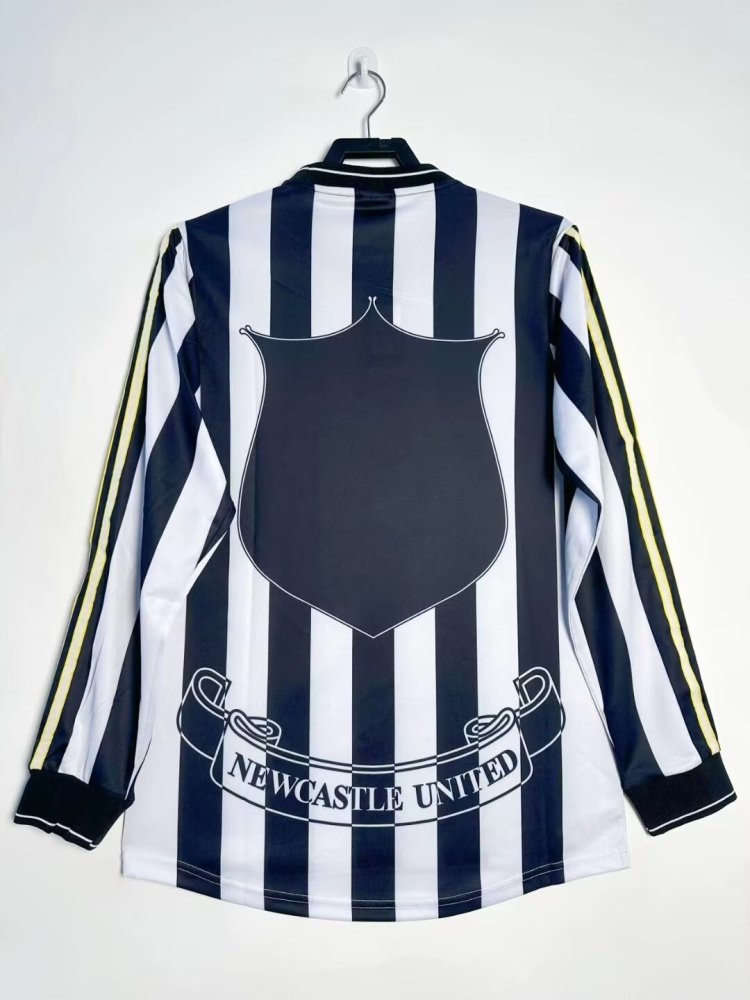 1997/99 Newcastle United Home Retro Jersey Long Sleeve