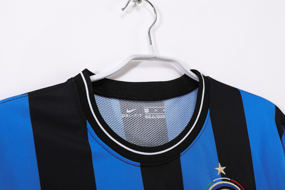 2009/10 Inter Milan Home UCL Final Retro Jersey Long Sleeve
