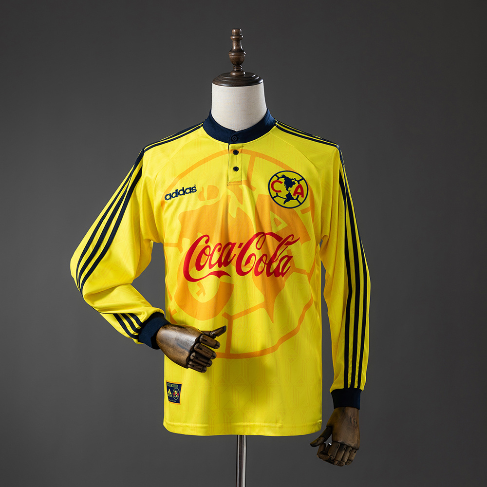 1997/98 Club America Home Retro Jersey Long Sleeve