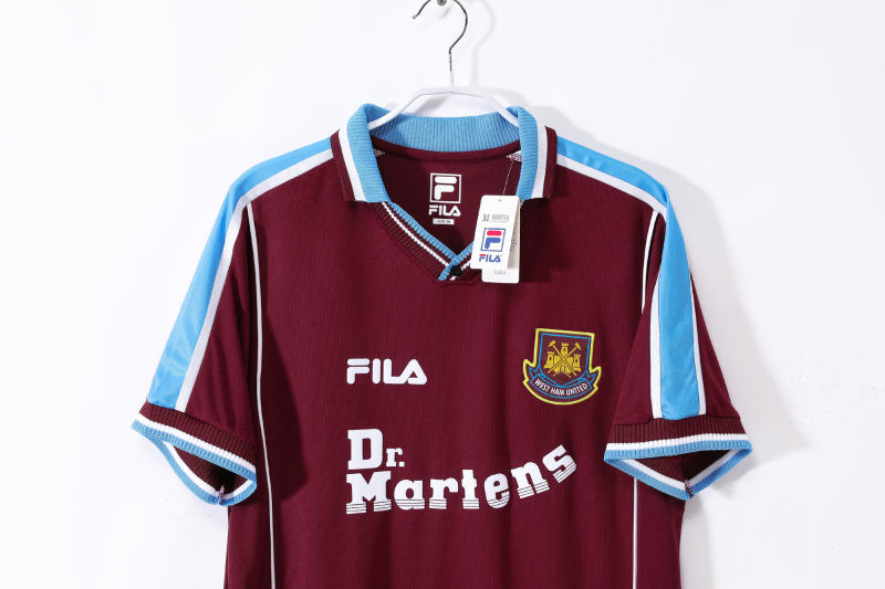 1999/01 West Ham United Home Retro Jersey