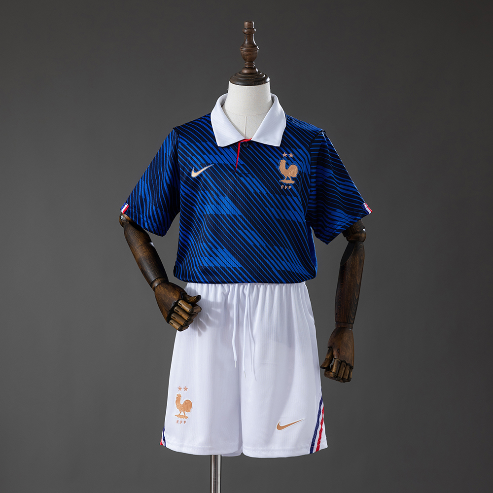 2026 World Cup France Home Kids Jersey 