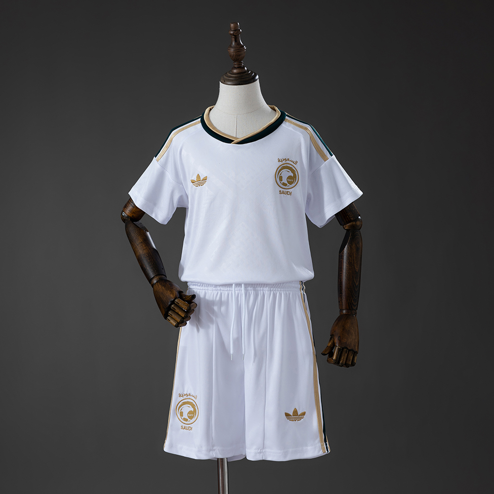 2026 World Cup Saudi Arabia Away Kids Jersey 