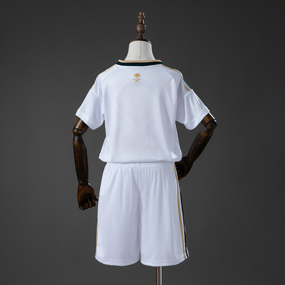 2026 World Cup Saudi Arabia Away Kids Jersey 