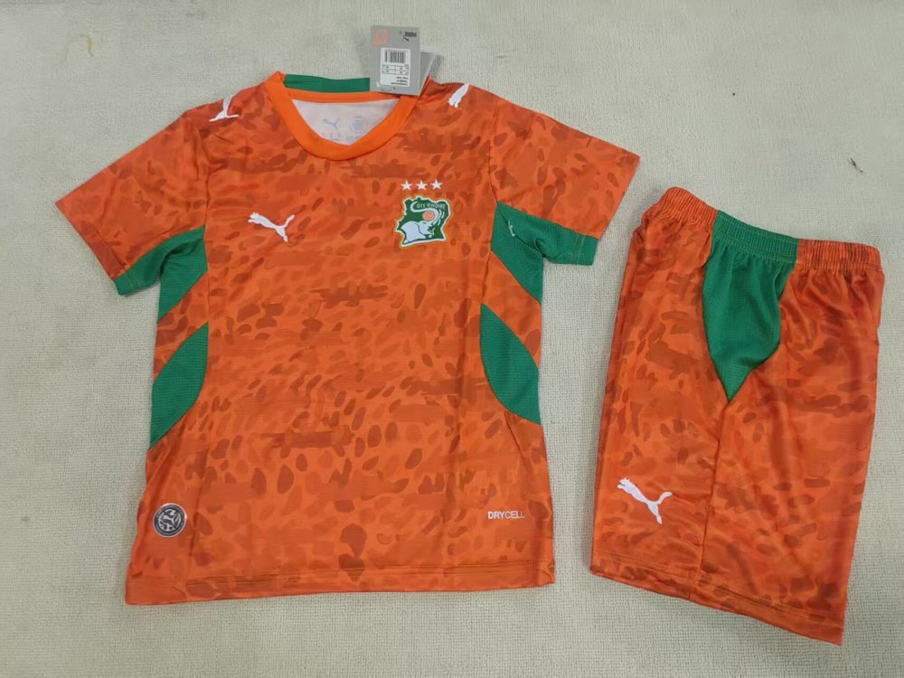 2026 World Cup Ivory Coast Home Kids Jersey 