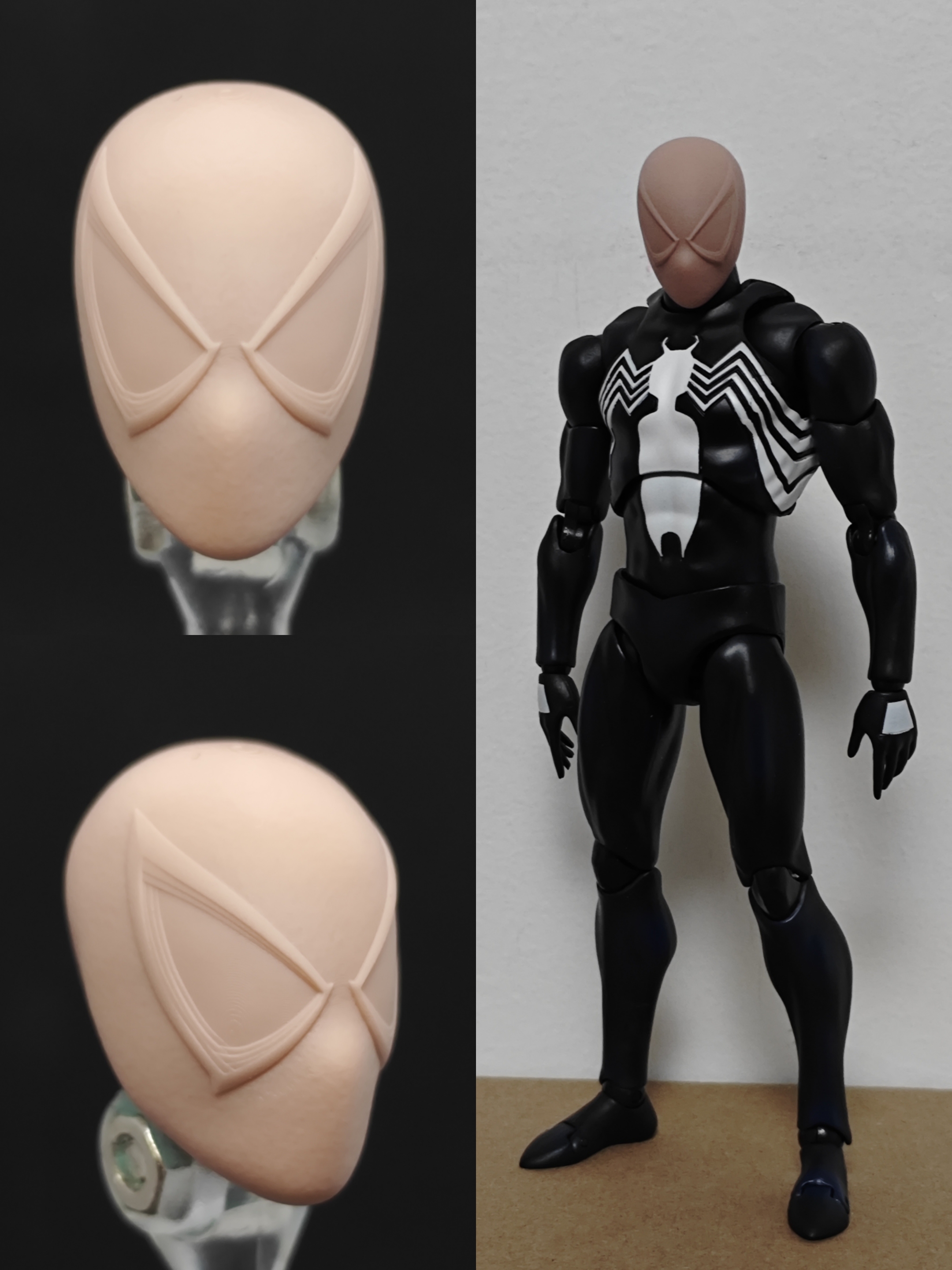 Spider-Man spiderman game Symbiote Anti-Venom unpainted headsculpt bm23336