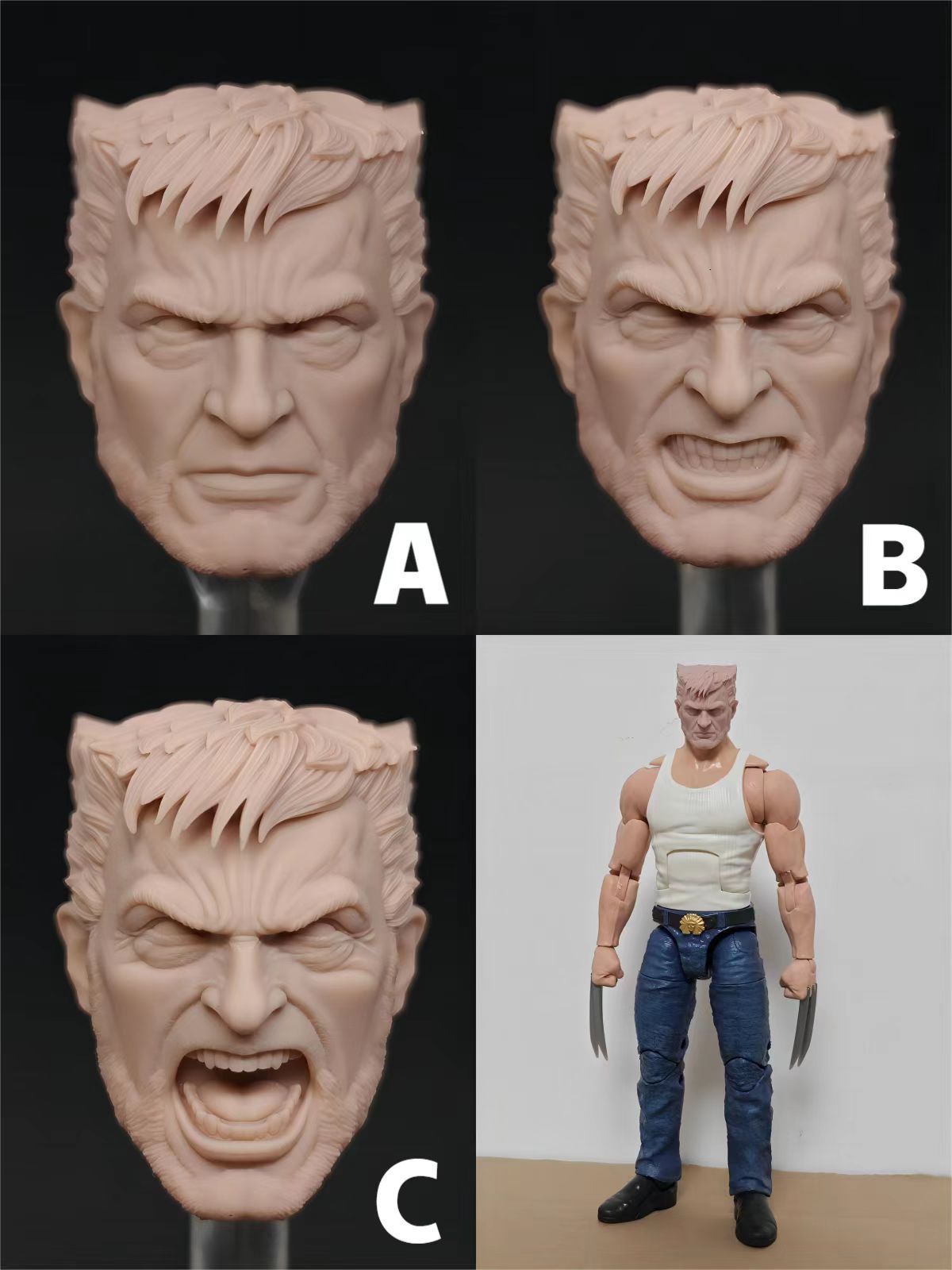 Wolverine headsculpt bm23349