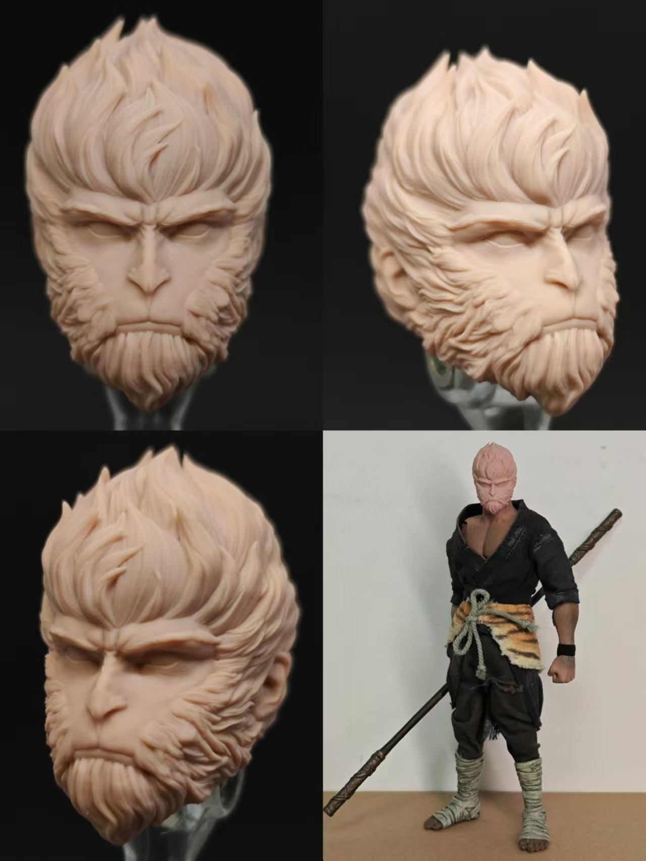 wukong 悟空 Black Myth: Wukong  headsculpt bm23370