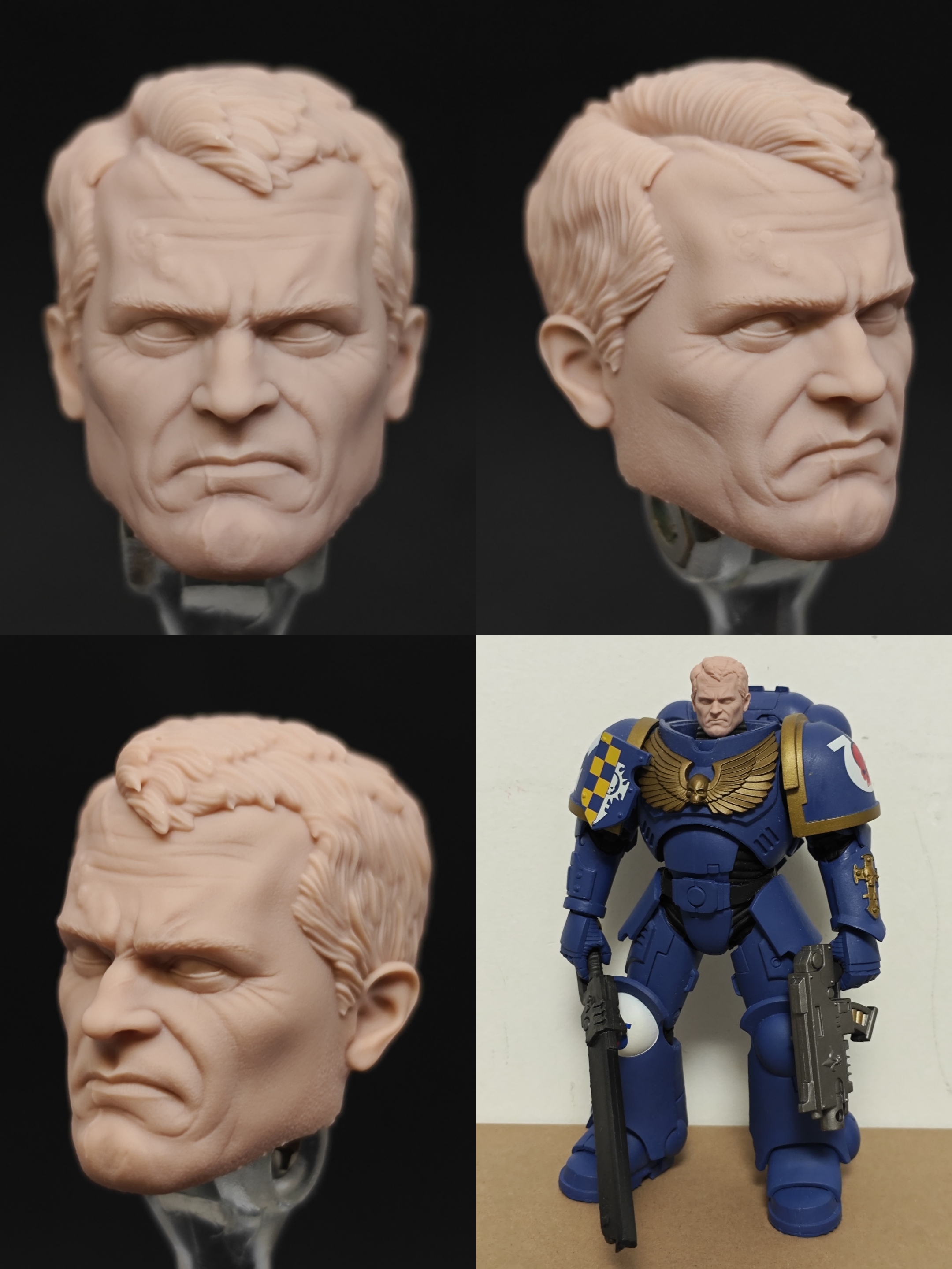 Demetrian.Titus    Warhammer 40000: Space Marine2 headsculpt bm23189