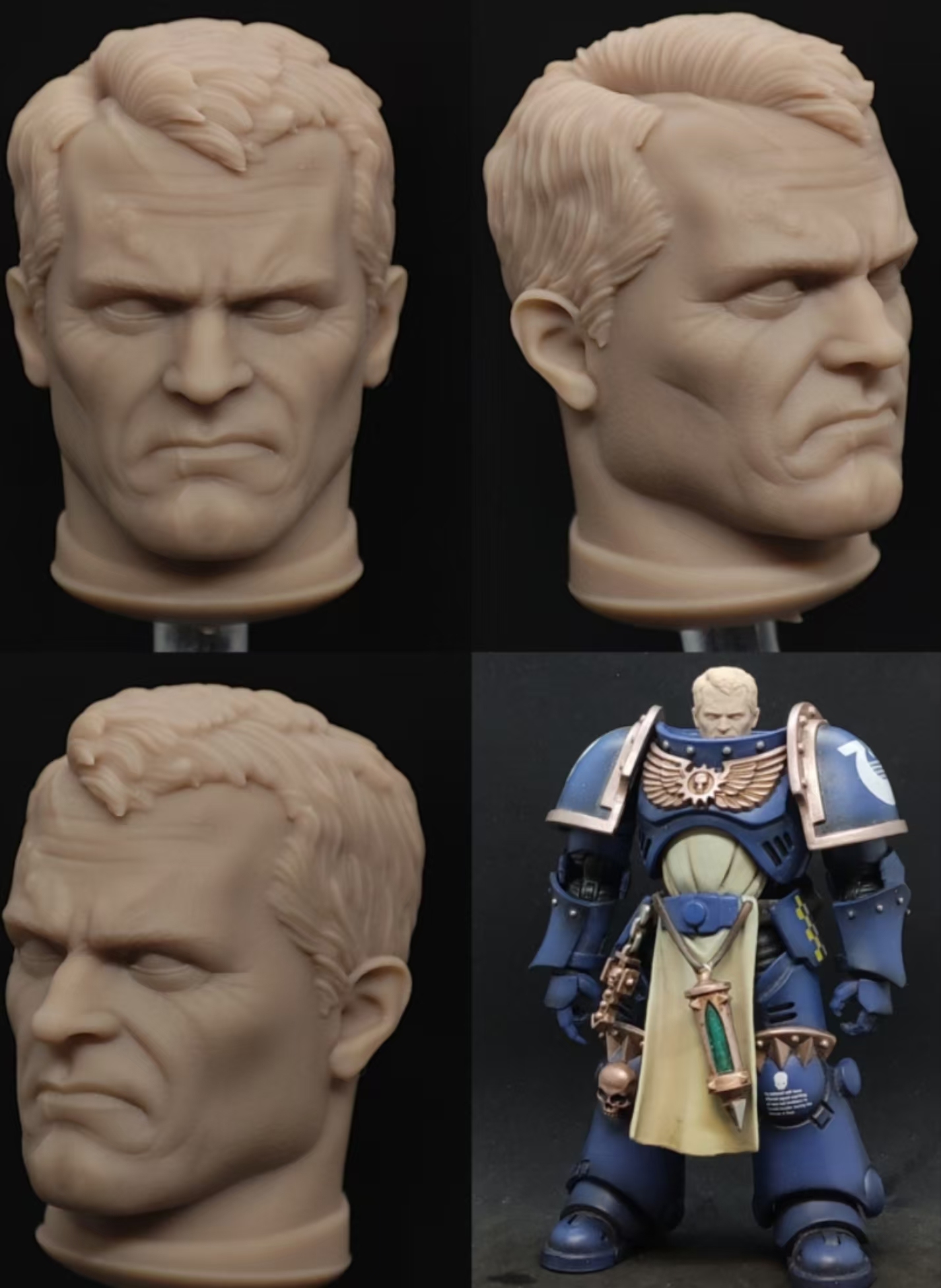 Demetrian.Titus    Warhammer 40000: Space Marine2 headsculpt bm23189