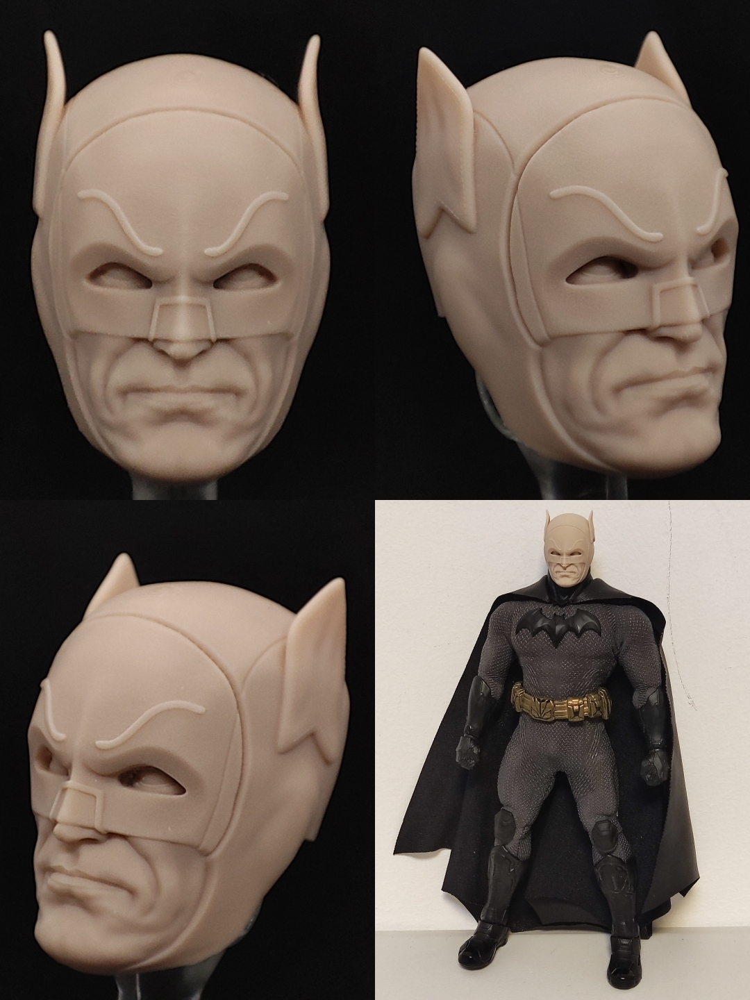 DC麦克法兰蚂蚁 蝙蝠侠电视剧66复古头套头雕白膜bm23255