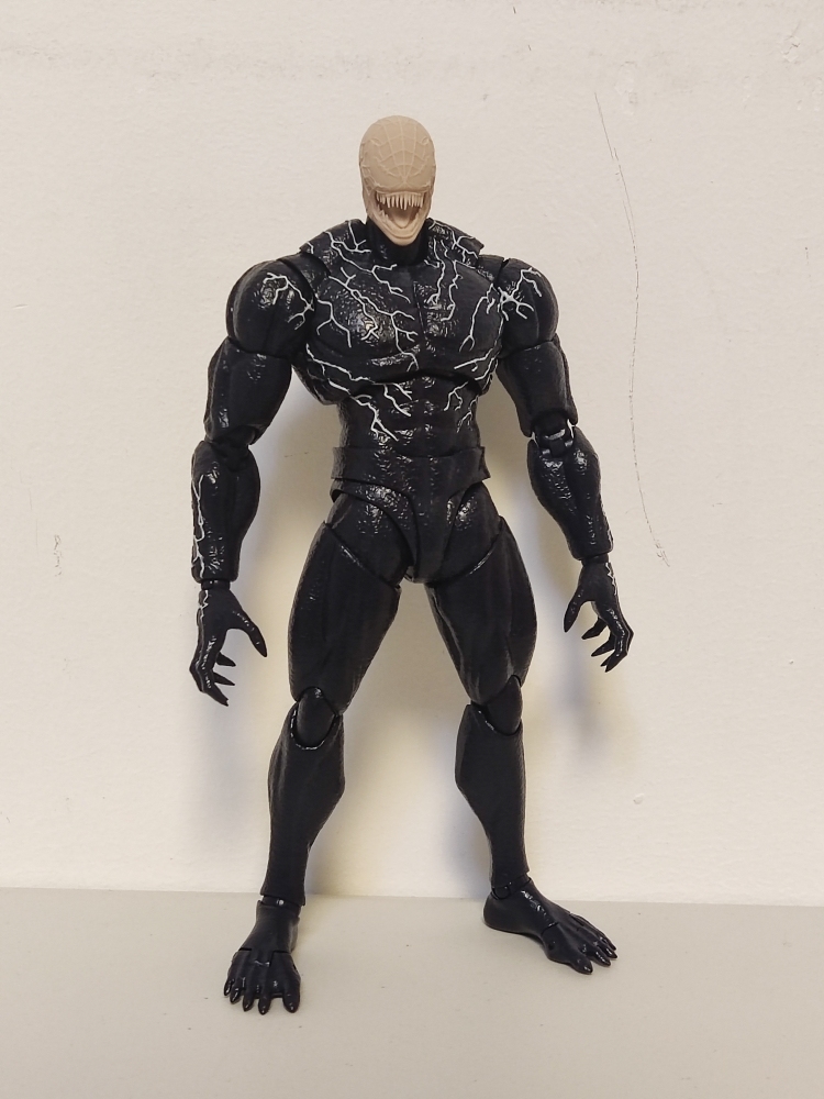 漫威ml mafex 毒液 托比蜘蛛侠电影版毒液头雕白膜bm23224