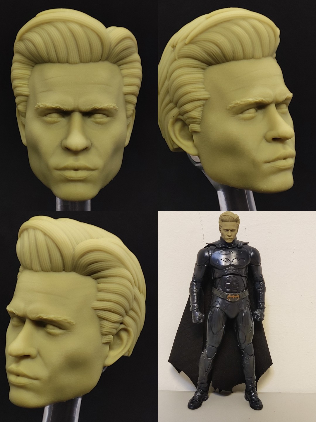 DC 麦克法兰 方 基默 val kilmer 蝙蝠侠 头雕白膜bm23226