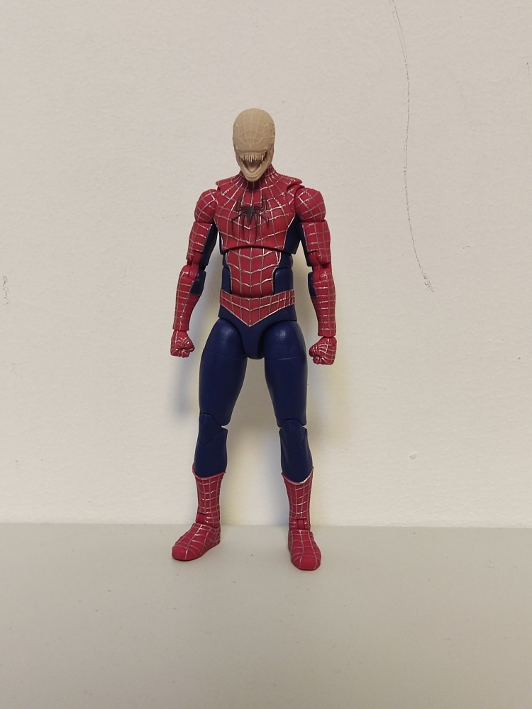 漫威ml mafex 毒液 托比蜘蛛侠电影版毒液头雕白膜bm23224