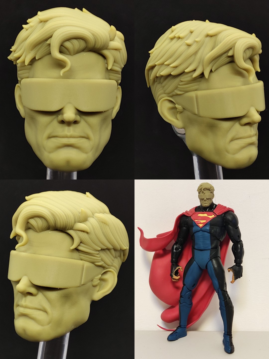 DC麦克法兰 mafex 歼灭者头雕白膜bm23223