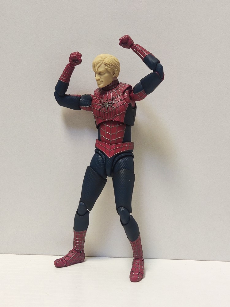 漫威 ml shf 蜘蛛侠 托比马奎尔蜘蛛侠 头雕白膜 bm23409