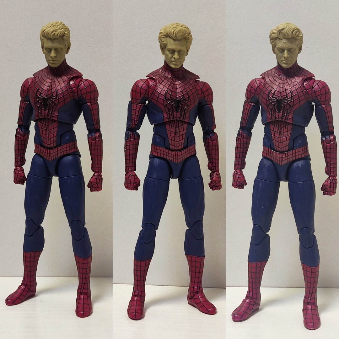 漫威ml shf 安德鲁 加菲 超凡蜘蛛侠 三虫头雕白膜bm23162