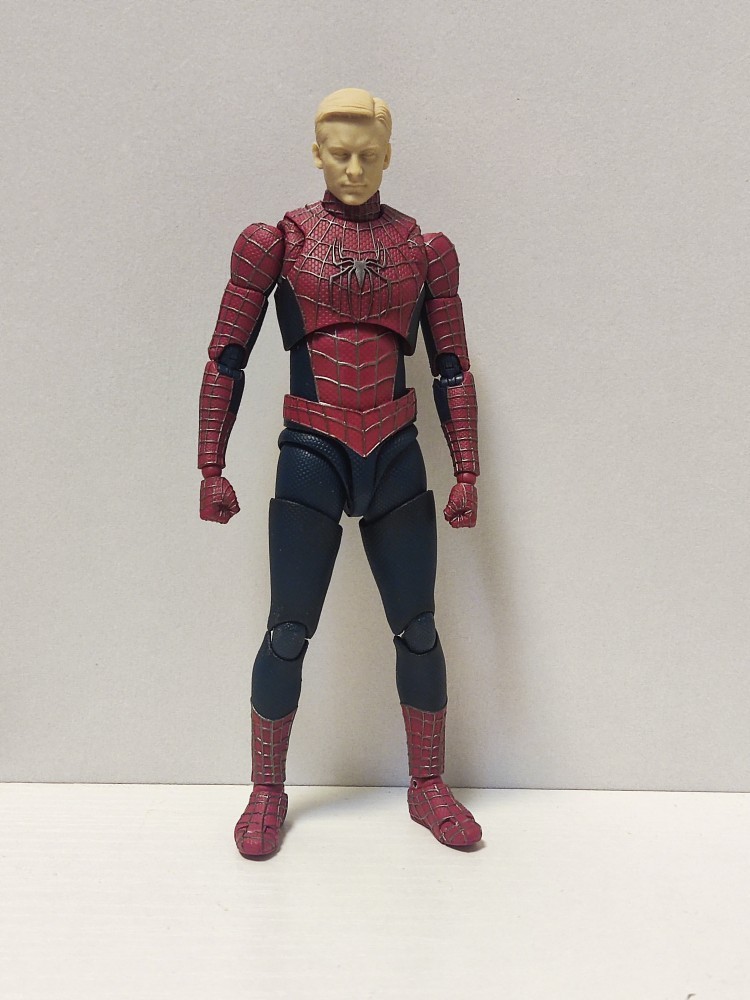 漫威 ml shf 蜘蛛侠 托比蜘蛛侠 头雕白膜 bm23408