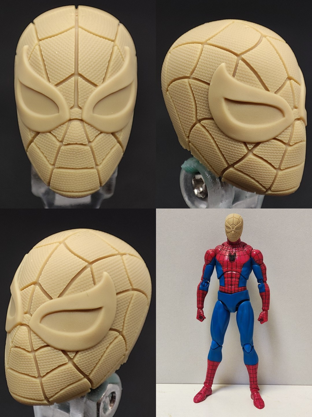 漫威 ml DITKO 蜘蛛侠 面具头 初登场 头雕白膜 蜘蛛侠bm23171
