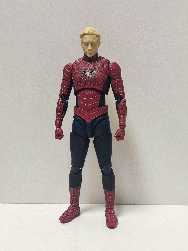 漫威 ml shf 蜘蛛侠 托比马奎尔蜘蛛侠 头雕白膜 bm23409