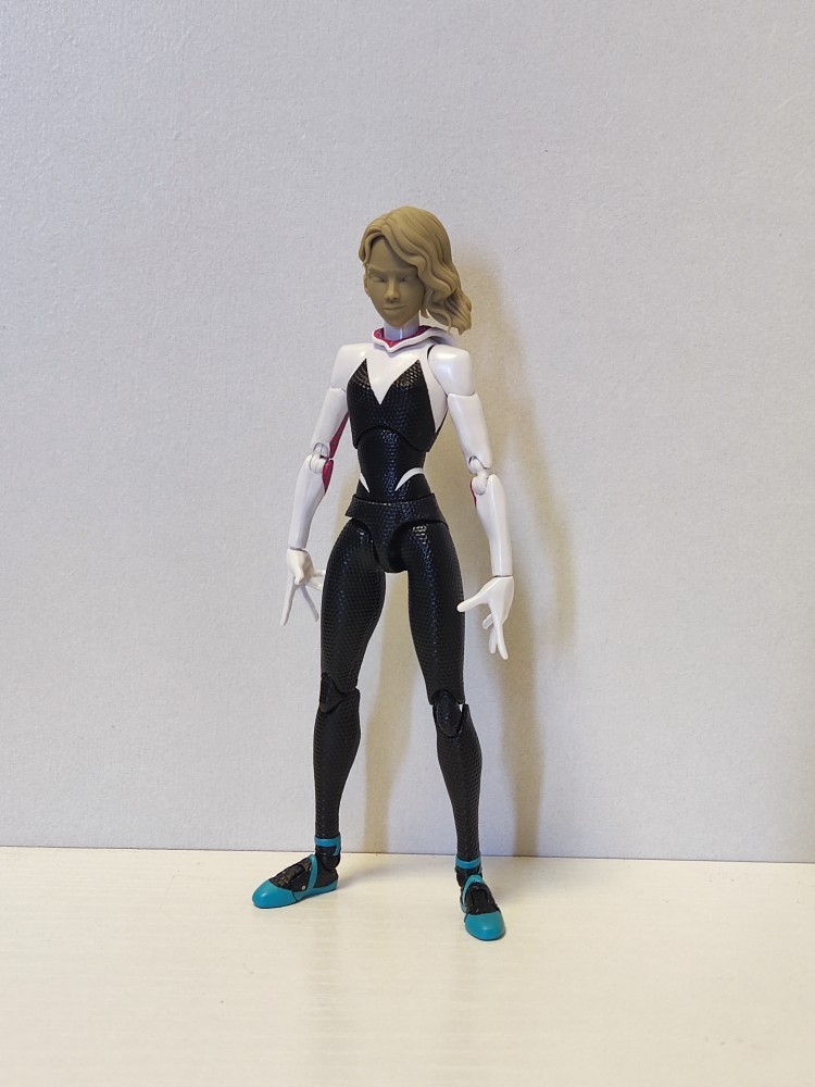 漫威ml mafex  千值练 shf 格温 格纹 头雕白膜bm23163