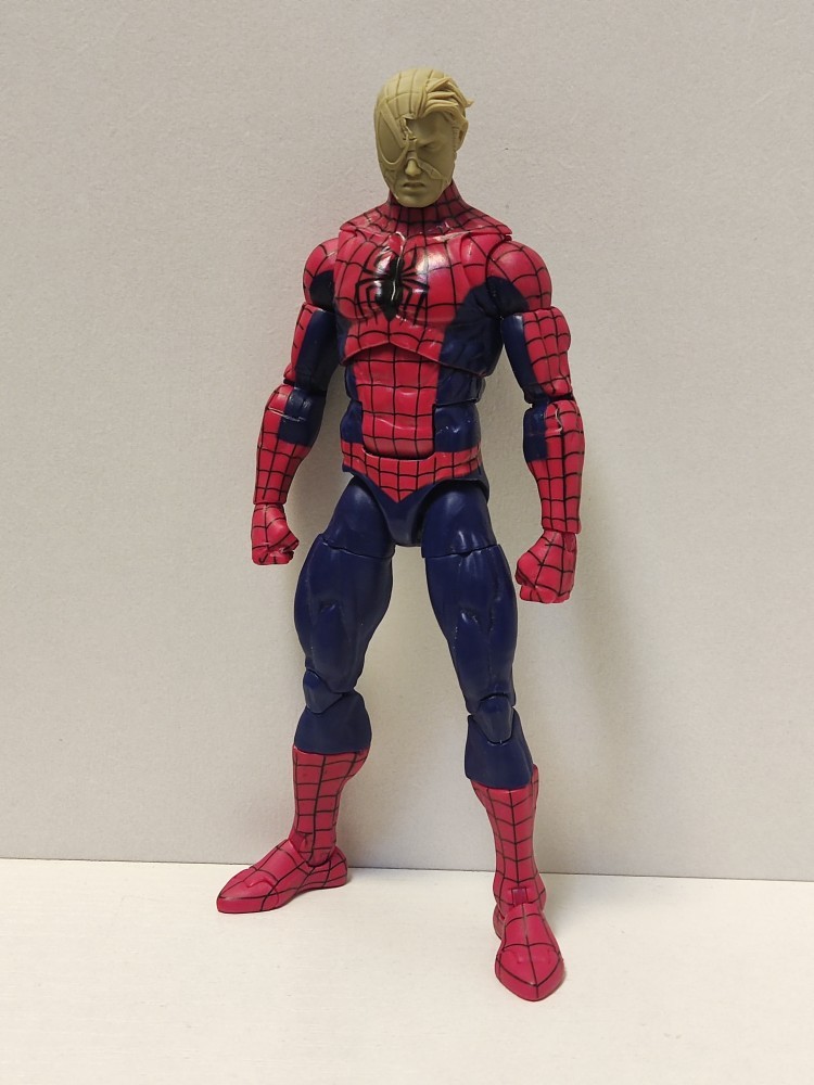 漫威ml mafex 蜘蛛侠 战损蜘蛛侠 头雕白膜bm23198