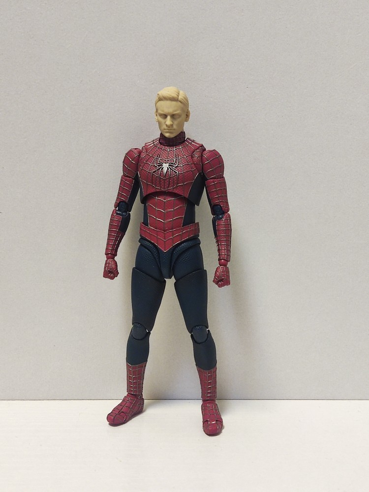漫威 ml shf 蜘蛛侠 托比蜘蛛侠 头雕白膜 bm23408