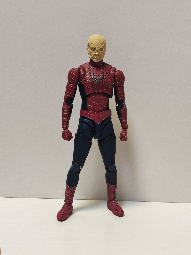 漫威 ml shf 蜘蛛侠 托比马奎尔蜘蛛侠 头雕白膜 bm23409
