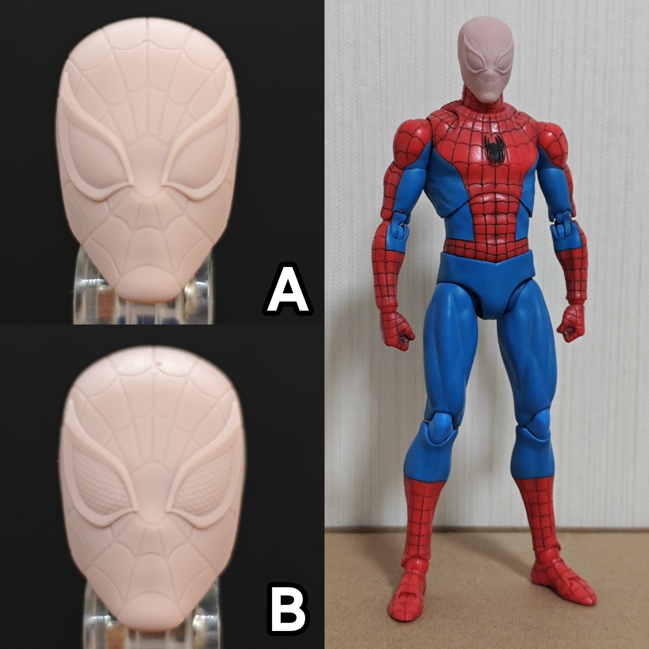 Marvel Contest of Champions Spider-Man Game BM23521 unpainted headsculpt