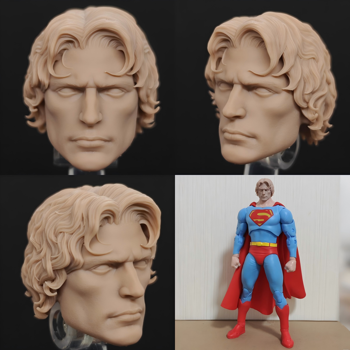 DC Superman Absolute Superman Absolute Universe unpainted headsculpt bm23554
