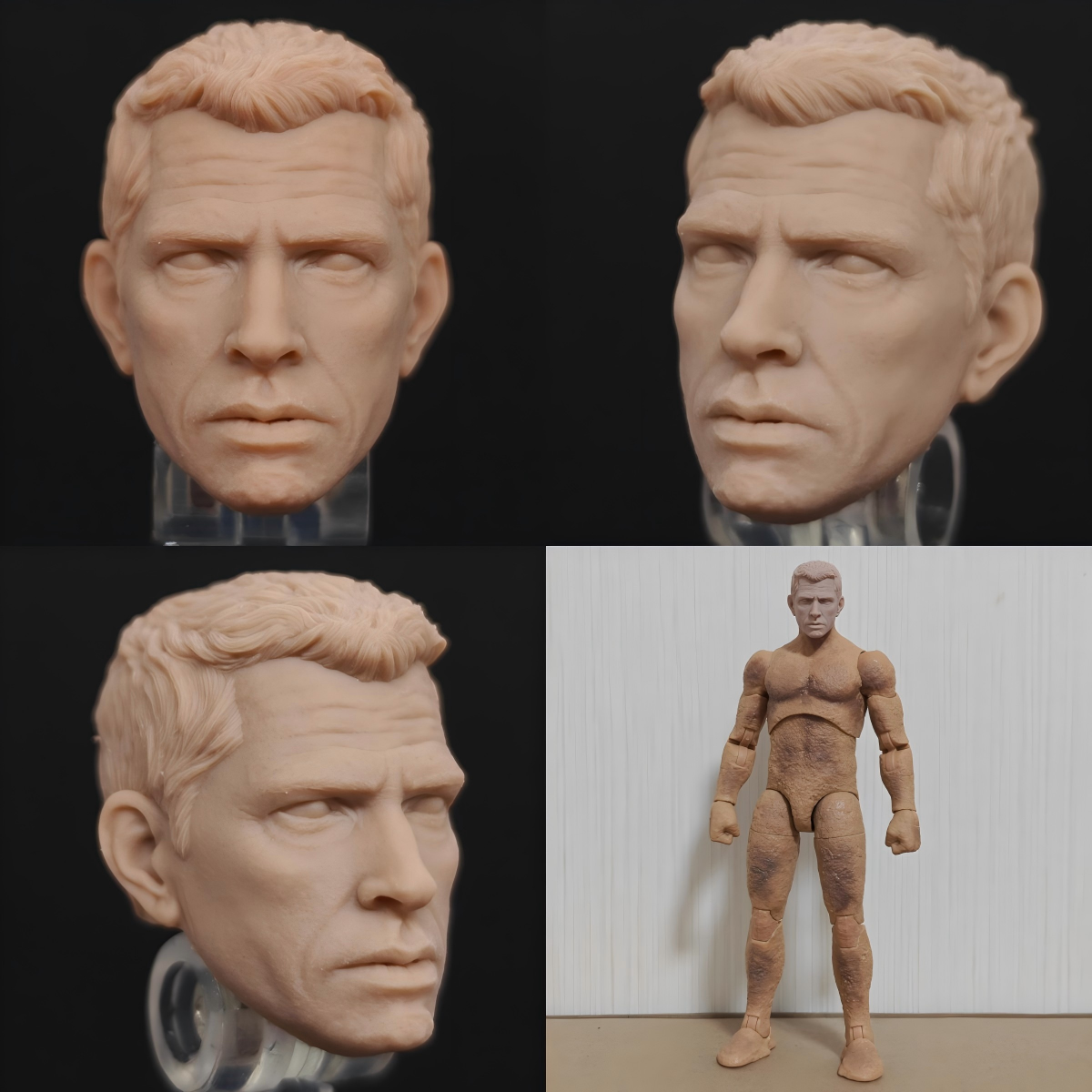 Marvel Sandman MCU unpainted headsculpt bm23549