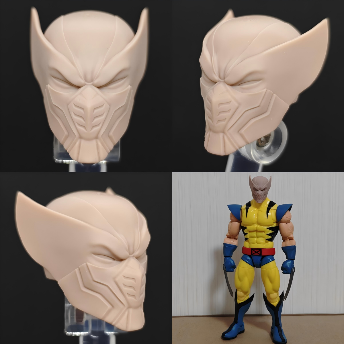 Marvel Ultimate Wolverine Ultimate Universe  unpainted headsculpt bm23545