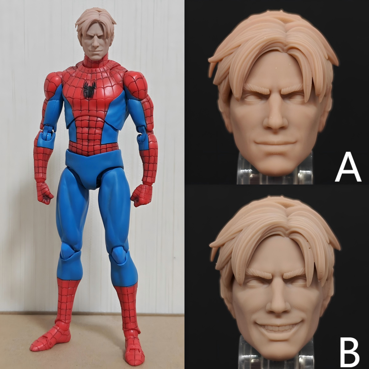 Marvel Spider-Man Game unpainted headsculpt bm23539