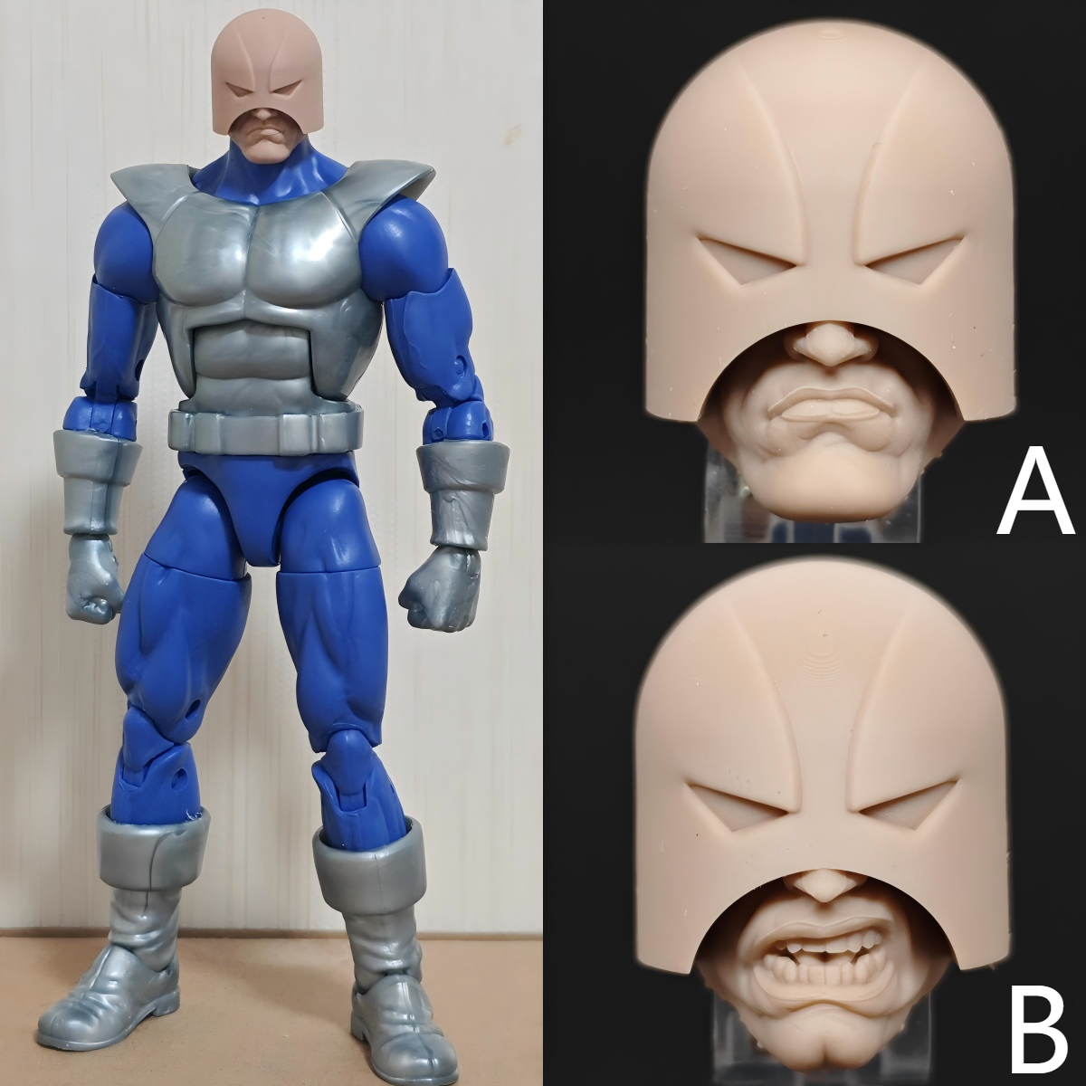 Marvel Avalanche X-Men unpainted headsculpt bm23568