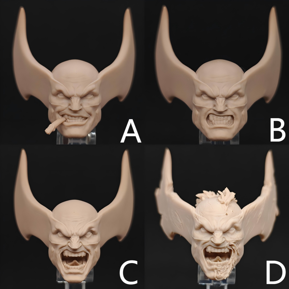 Marvel Wolverine V11 unpainted headsculpt bm23599