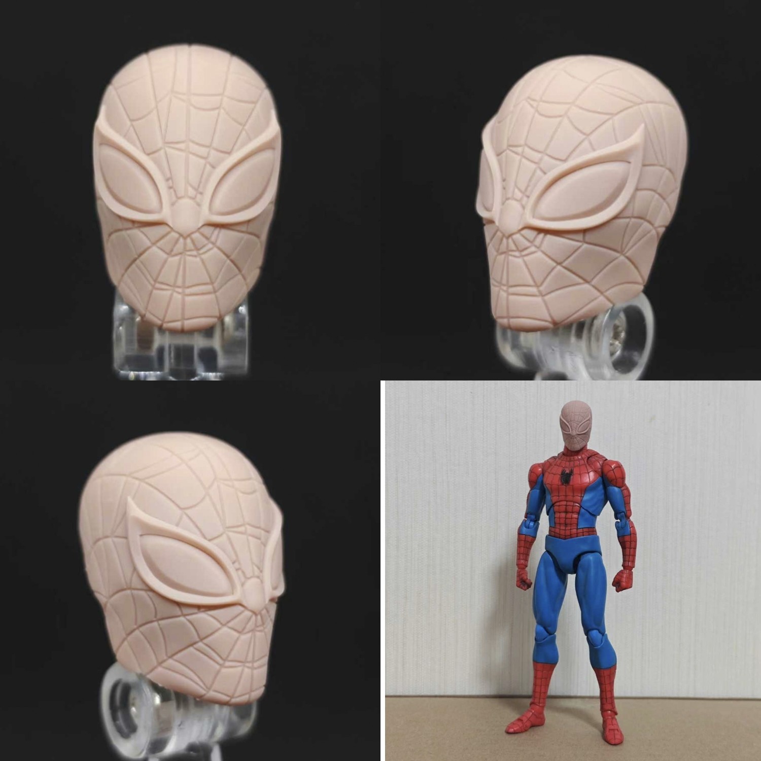 Marvel Spider-Man unpainted headsculpt bm23704