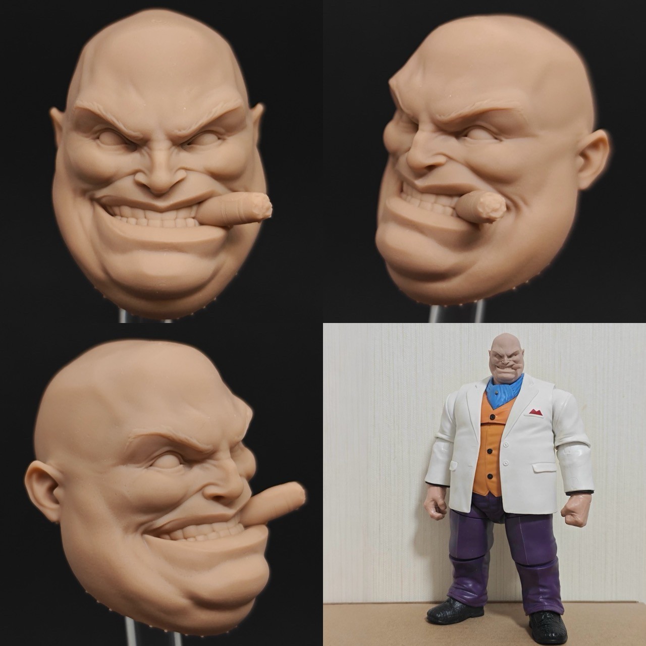 Marvel Gold Kim v2 unpainted headsculpt bm23612