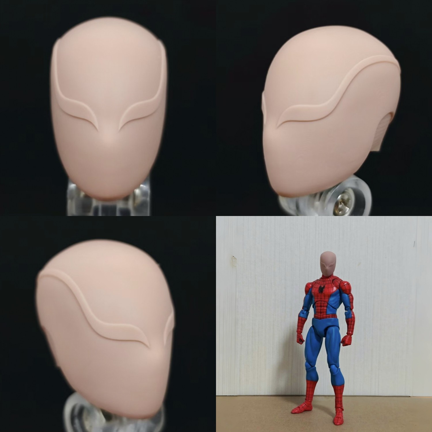 Marvel MK2 Armor Suit PS4 Game Edition Spider-Man unpainted headsculpt bm23660