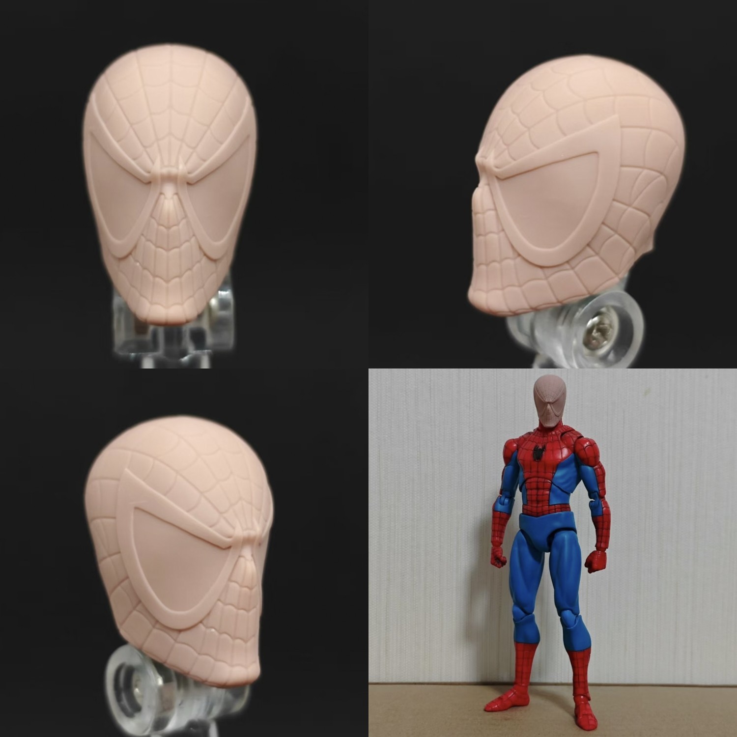 Marvel McFarlane Spider-Man v5 unpainted headsculpt bm23710