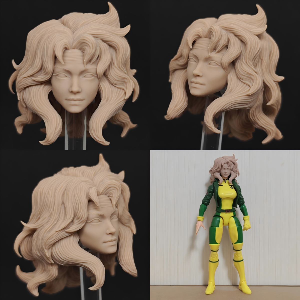 Marvel Little Mischief X-Men unpainted headsculpt bm23620