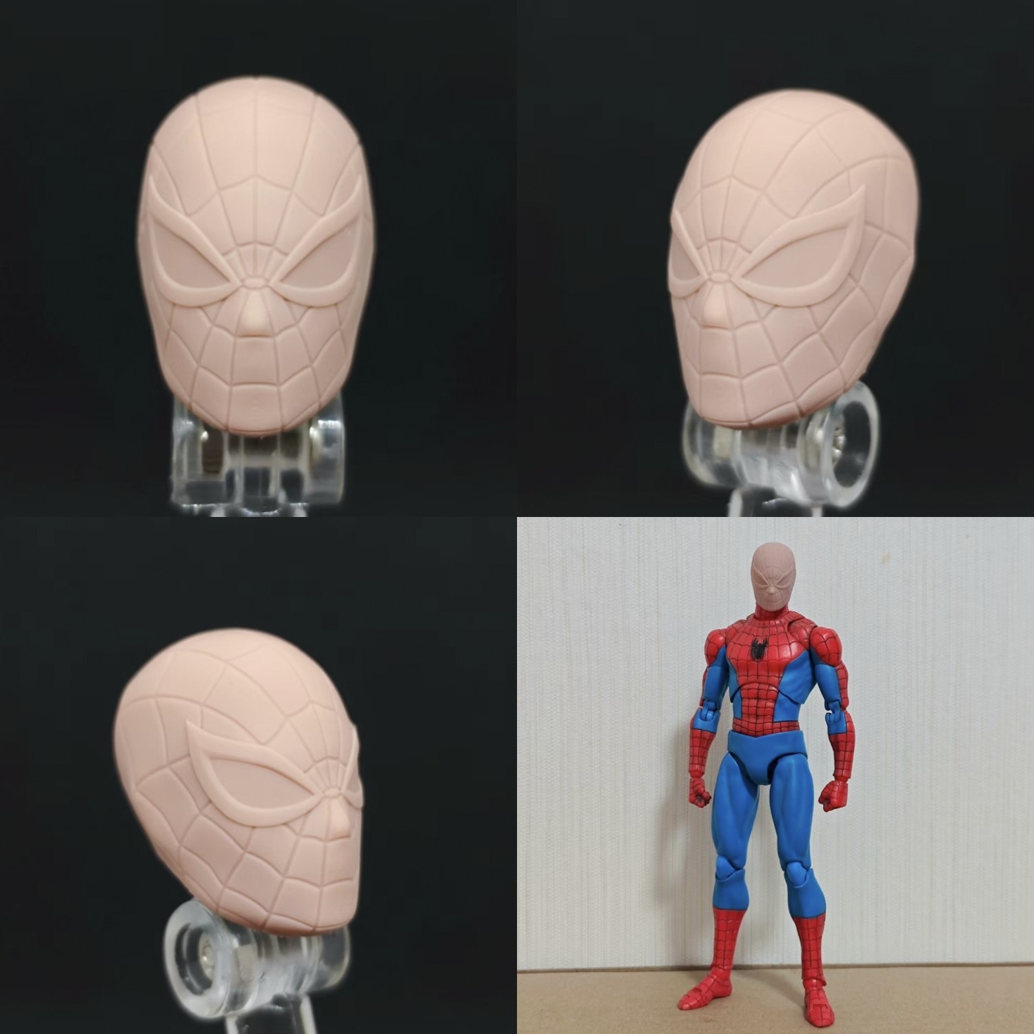 Marvel Ultimate Spider-Man unpainted headsculpt bm23696