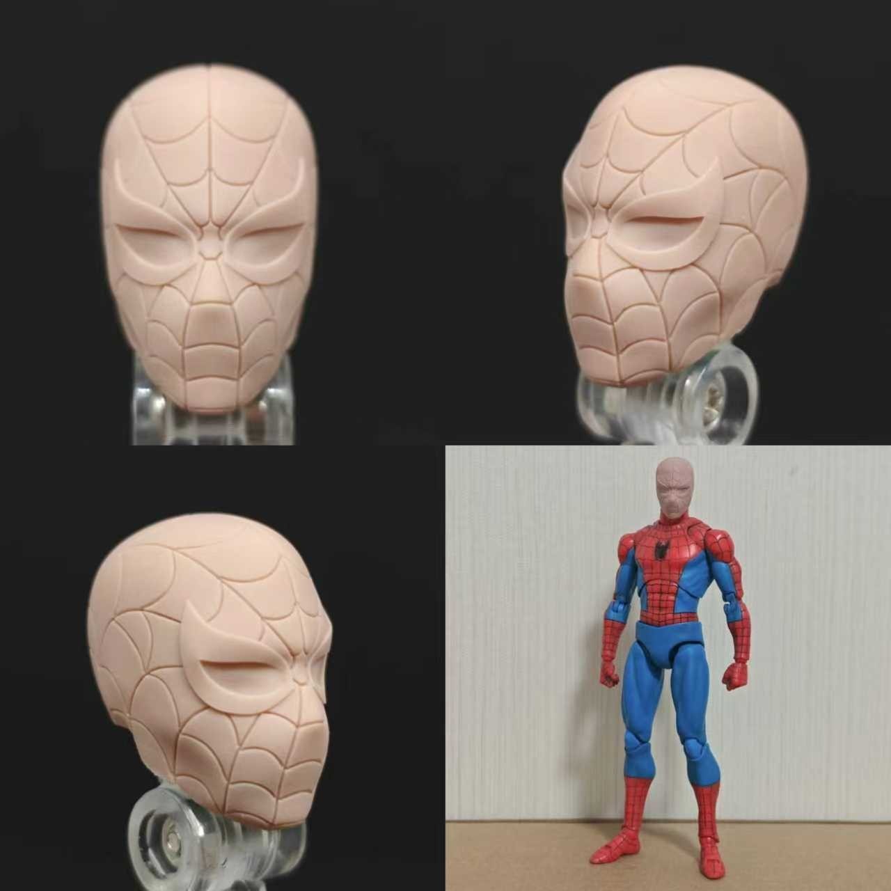 Marvel Spider-Man unpainted headsculpt bm23715