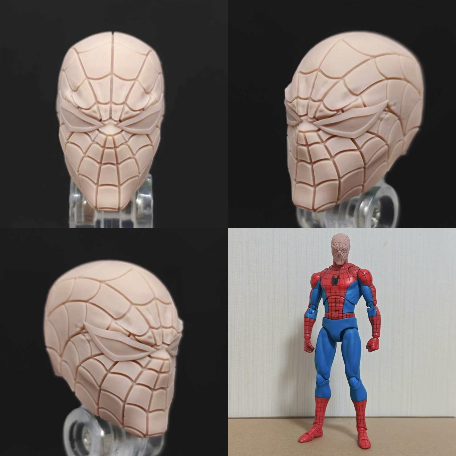 Marvel Spider-Man unpainted headsculpt bm23706