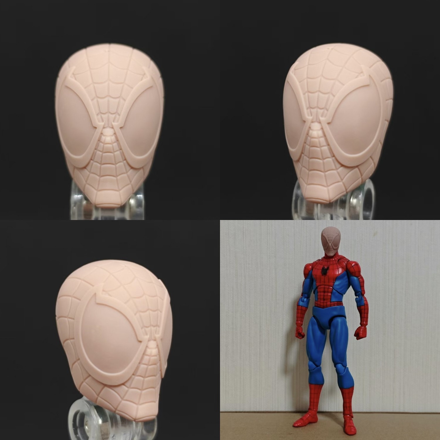 Marvel McFarlane Spider-Man v7 unpainted headsculpt bm23712