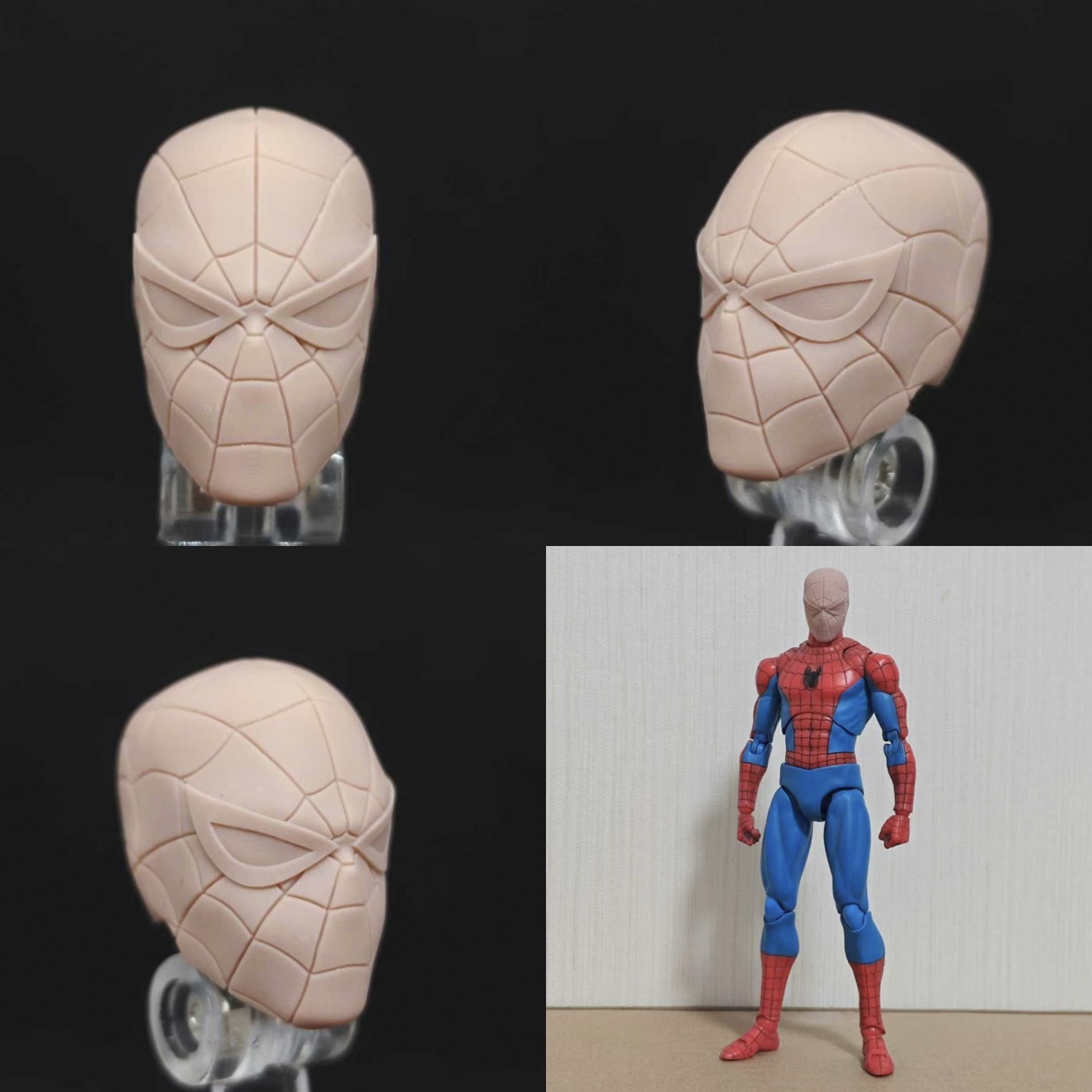 Marvel Spider-Man unpainted headsculpt bm23703