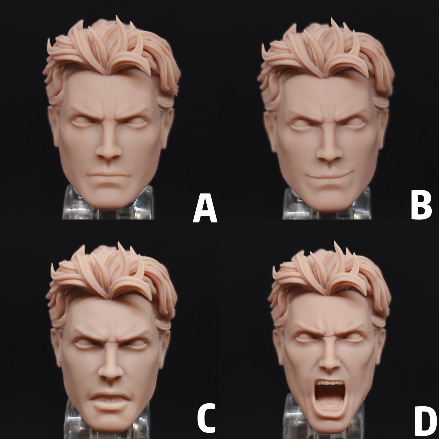 Marvel Spider-Man V4 S2 Peter Parker PP Real Head unpainted headsculpt bm23674