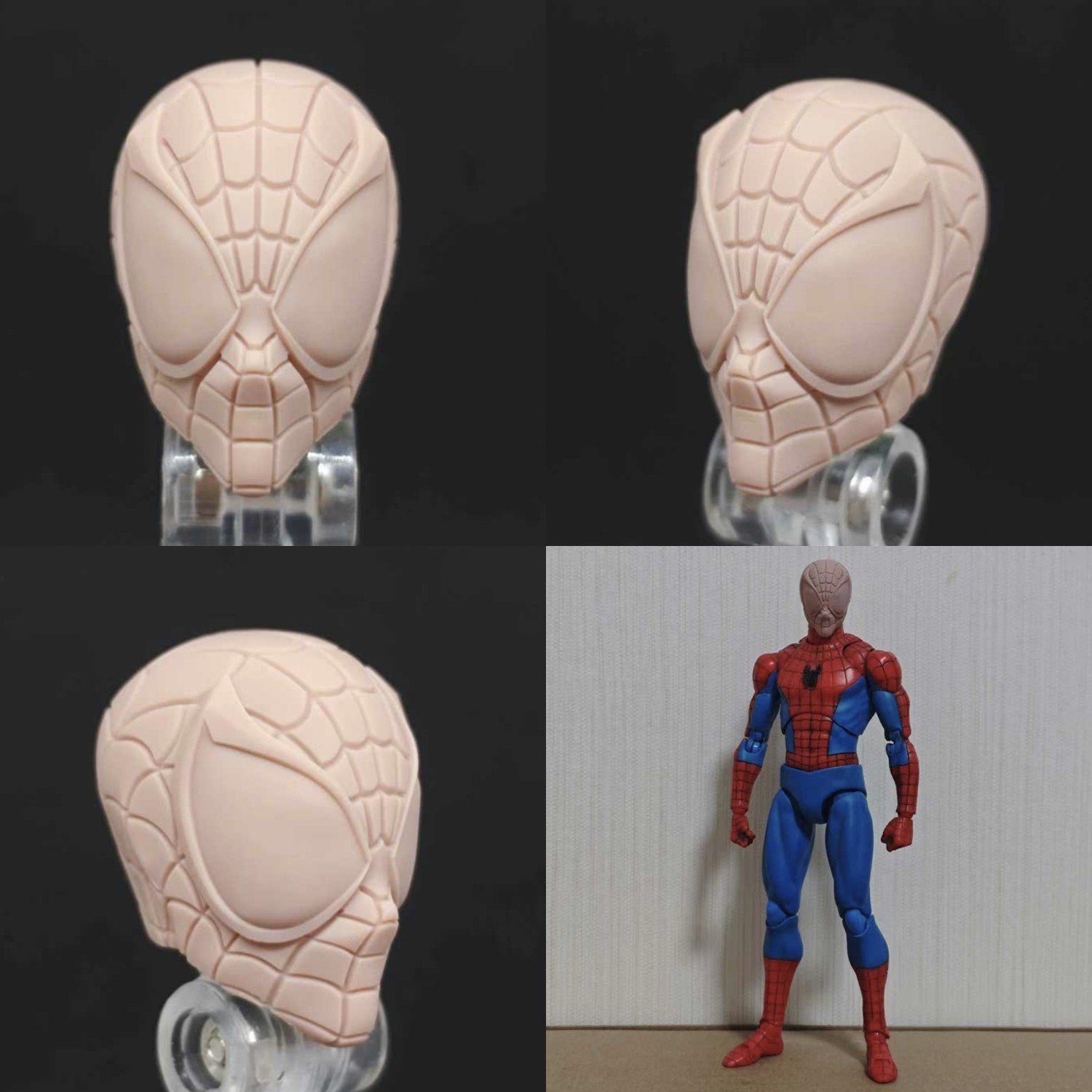 Marvel Spider-Man unpainted headsculpt bm23708