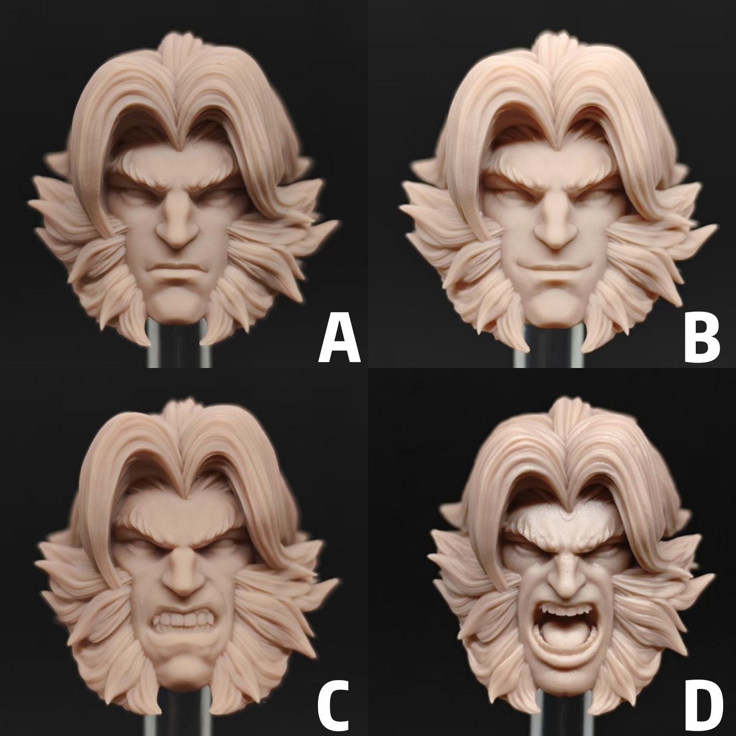 Marvel Marvel Showdown Wolverine X-Men unpainted headsculpt bm23759
