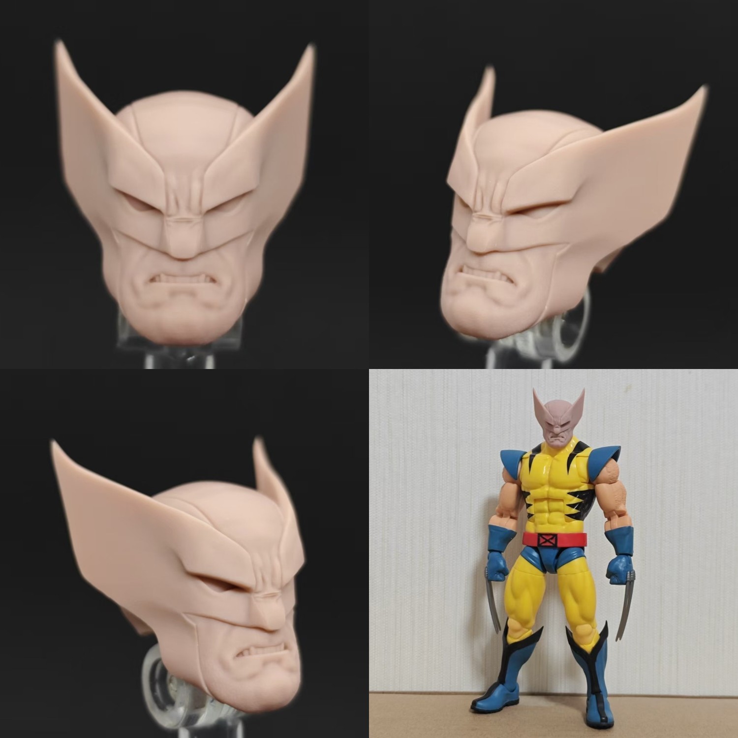 Marvel Revenge Wolverine X-Men unpainted headsculpt bm23755