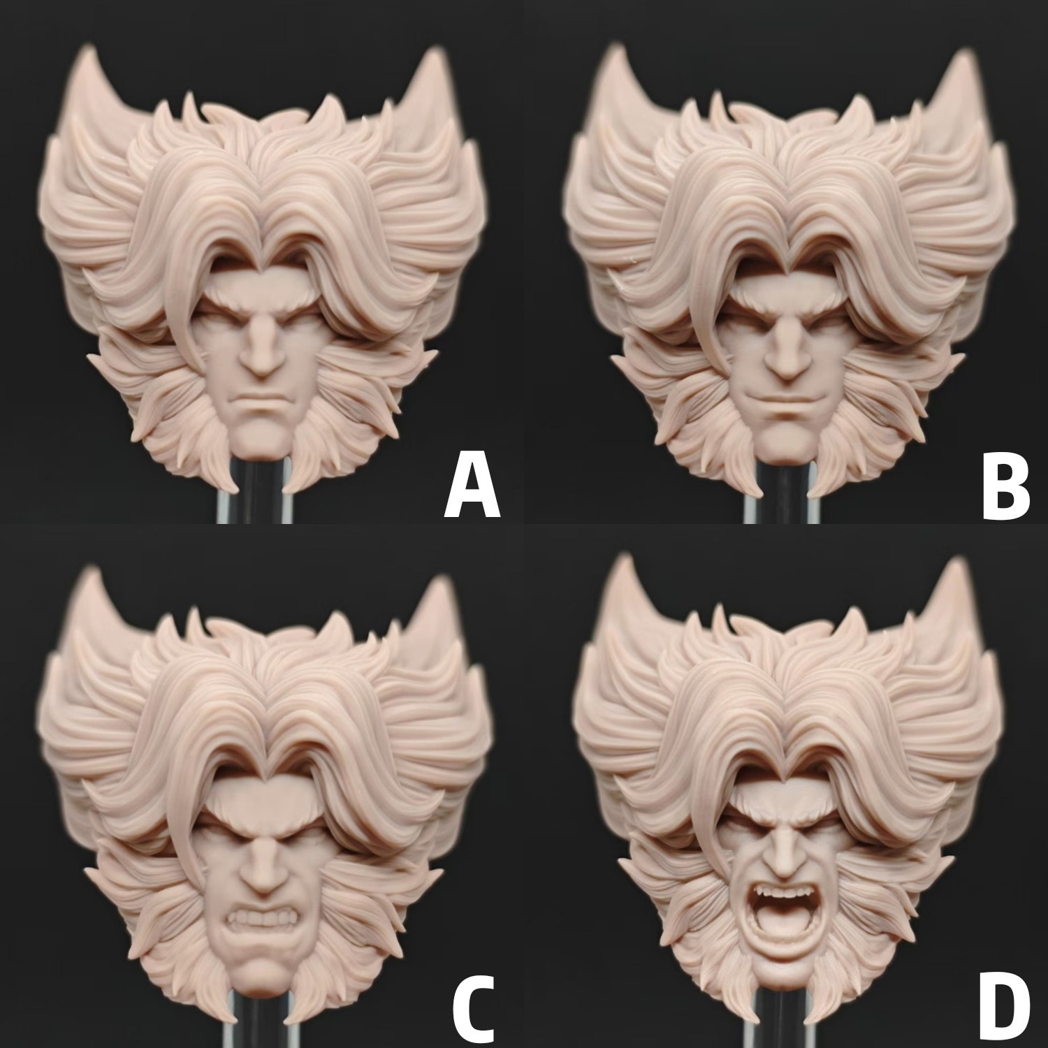 Marvel Marvel Showdown Wolverine X-Men unpainted headsculpt bm23760
