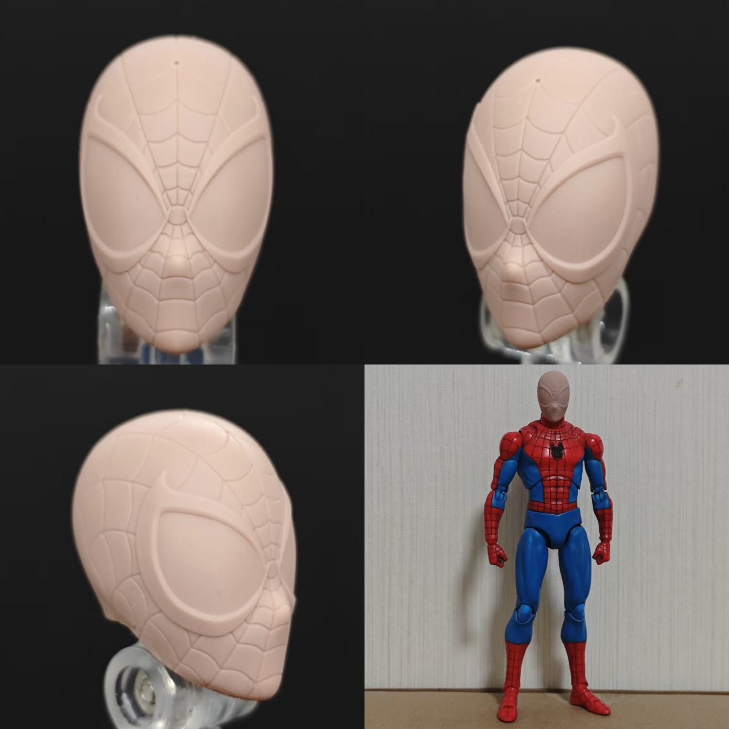 Marvel Ultimate Spider-Man unpainted headsculpt bm23768